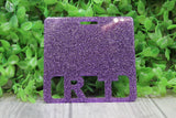 RT - Respiratory Therapist Purple Glitter • Badge Buddy Aaria Tees