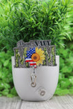Proud Navy MOM • Badge/ID Holder with Alligator Clip Aaria Tees