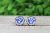 Kentucky Wildcats Paw Print • Stud Earrings Aaria Tees