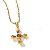 Ophelia Cross Necklace Aaria Tees