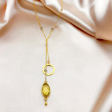 Citrine Ballet Necklace Aaria Tees