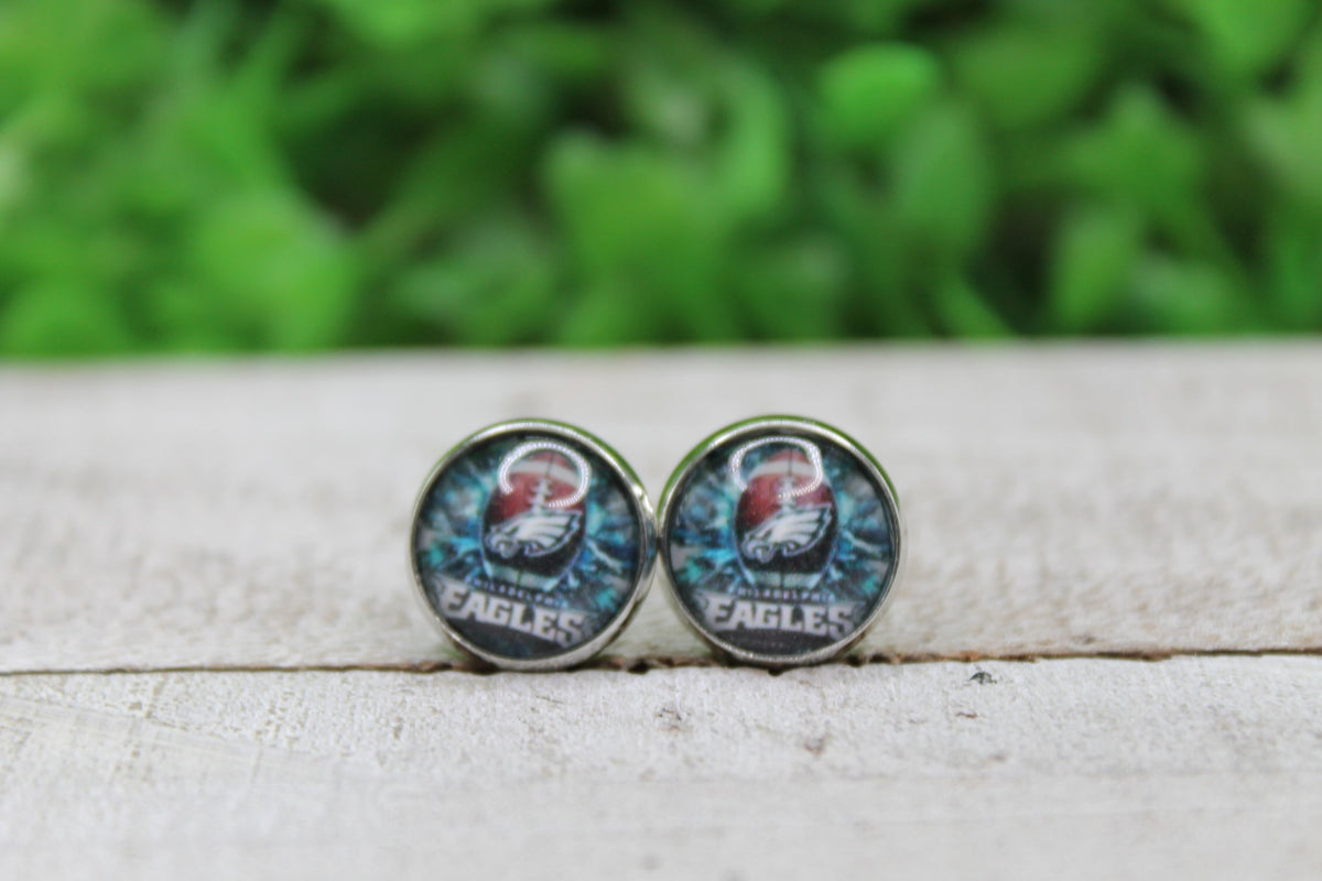 Football Eagles Explosion • Stud Earrings