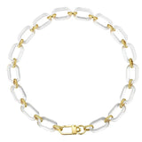 Jenna Acrylic Clear Necklace Aaria Tees
