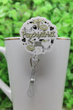 Psychiatrist • Badge/ID Holder with Alligator Clip Aaria Tees