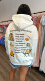 Camping Checklist Hoodie - Aaria Tees Aaria Tees