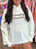 Camping Checklist Hoodie - Aaria Tees Aaria Tees