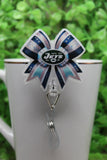 Football, Jets Bow • Badge/ID Holder Aaria Tees