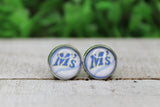 Baseball, Mariners • Stud Earrings Aaria Tees