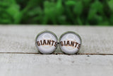 Baseball NY Giants Stud Earrings Aaria Tees