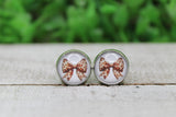 Leopard Bow • Stud Earrings Aaria Tees