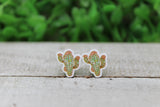 Disco Cactus Stud Earrings Aaria Tees