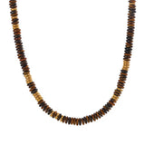 Tiger Eye Beaded Necklace Aaria Tees