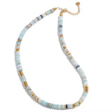 Amazonite Beaded Necklace Aaria Tees