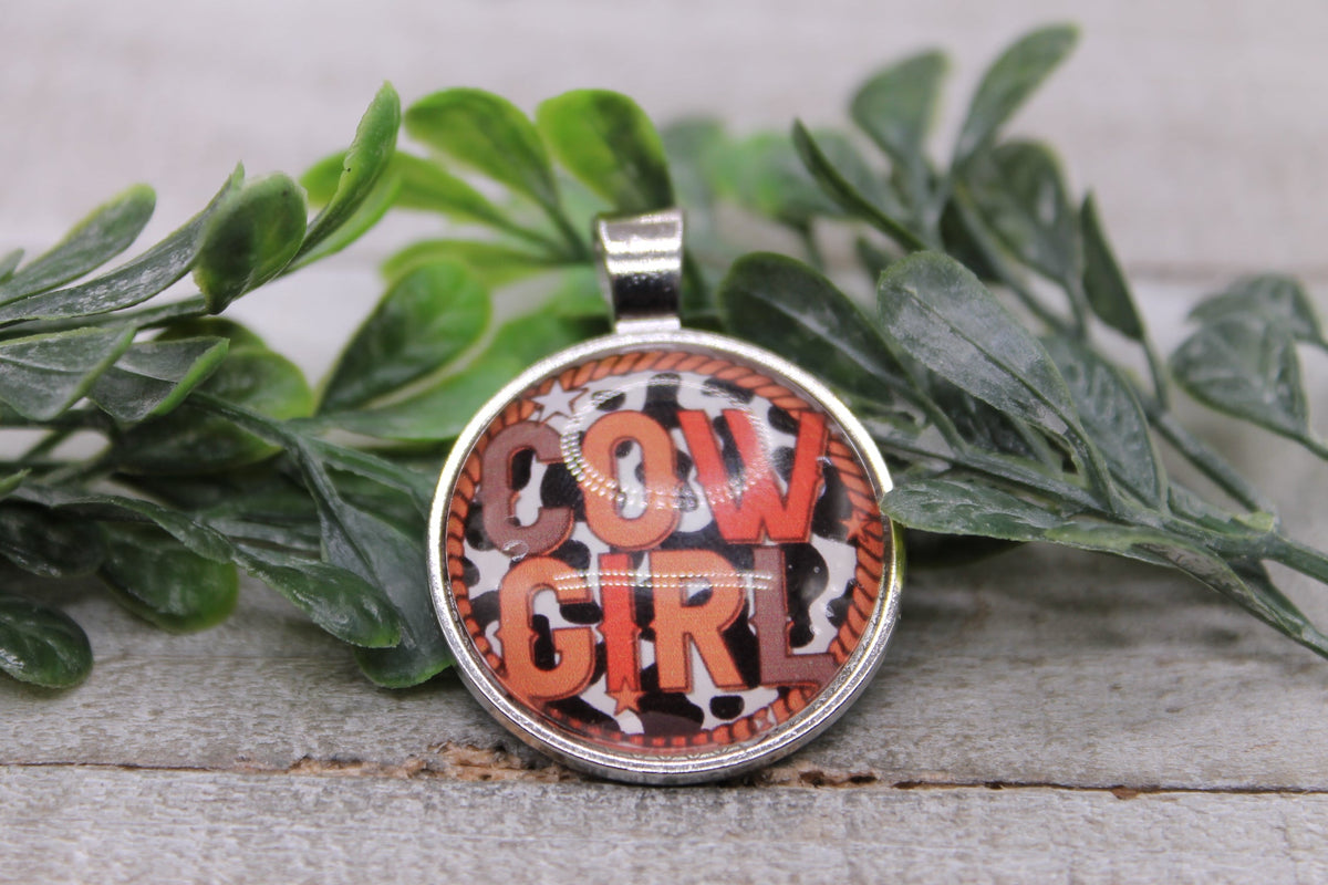 Cow Girl • 25mm Pendant