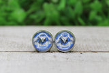 Football Detroit Lions Stud Earrings Aaria Tees