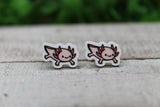 Axolotl Stud Earrings Aaria Tees