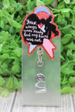Your Wings Were Ready Badge/ID Holder Reel Aaria Tees
