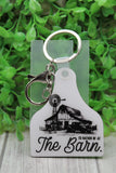 The Barn Cow Tag Keychain Aaria Tees