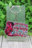 Give Cancer The Boot Acrylic Keychain Aaria Tees