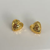 Corinne Heart Studs Aaria Tees