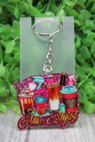 Hair Stylist Acrylic Keychain Aaria Tees
