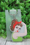 Rosie Acrylic Keychain Aaria Tees