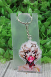 Bubblegum Monroe Acrylic Keychain Aaria Tees