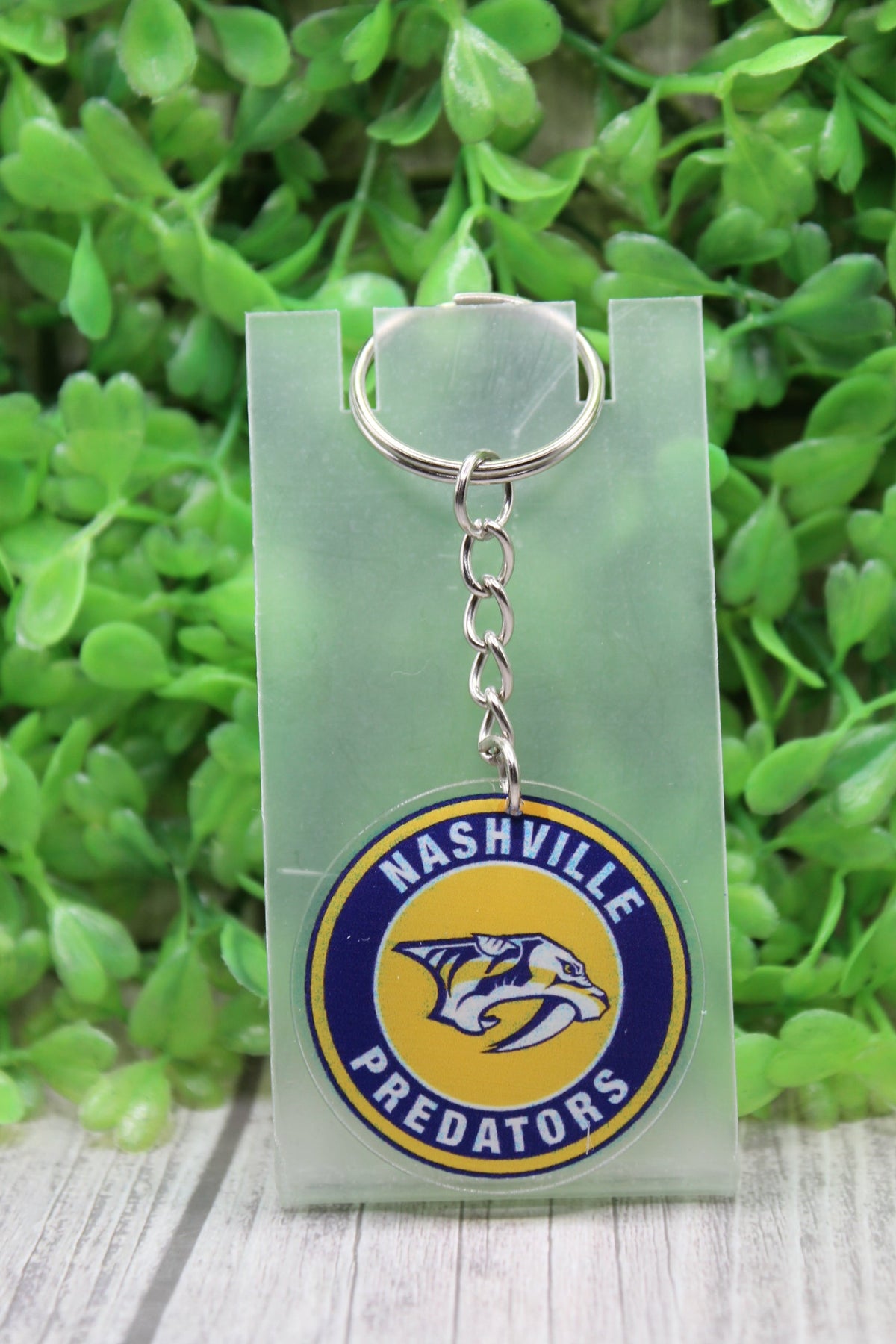 Nashville Predators Circle Acrylic Keychain