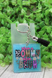 Mom Mommy Bruh Blue Keychain Aaria Tees