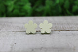 Yellow Flower Stud Earrings Aaria Tees