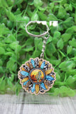 Desert Cactus Sunflower Keychain Aaria Tees