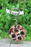 Brown Cow Spot Keychain Aaria Tees
