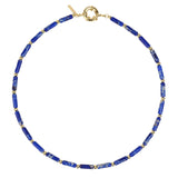 Lapis Toggle Necklace Aaria Tees