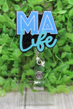 MA Life Badge/ID Holder Reel Aaria Tees