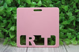 RT {Respiratory Therapy} Light Pink Badge Buddy Aaria Tees