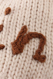 Hand embroidered pom pom beanie hat mommy&me - Aaria Tees Aaria Tees