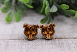 American Bully Dog Breed || Wood Stud Earrings || Hypoallergenic Aaria Tees