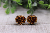 Great Dane Dog Breed || Wood Stud Earrings || Hypoallergenic Aaria Tees