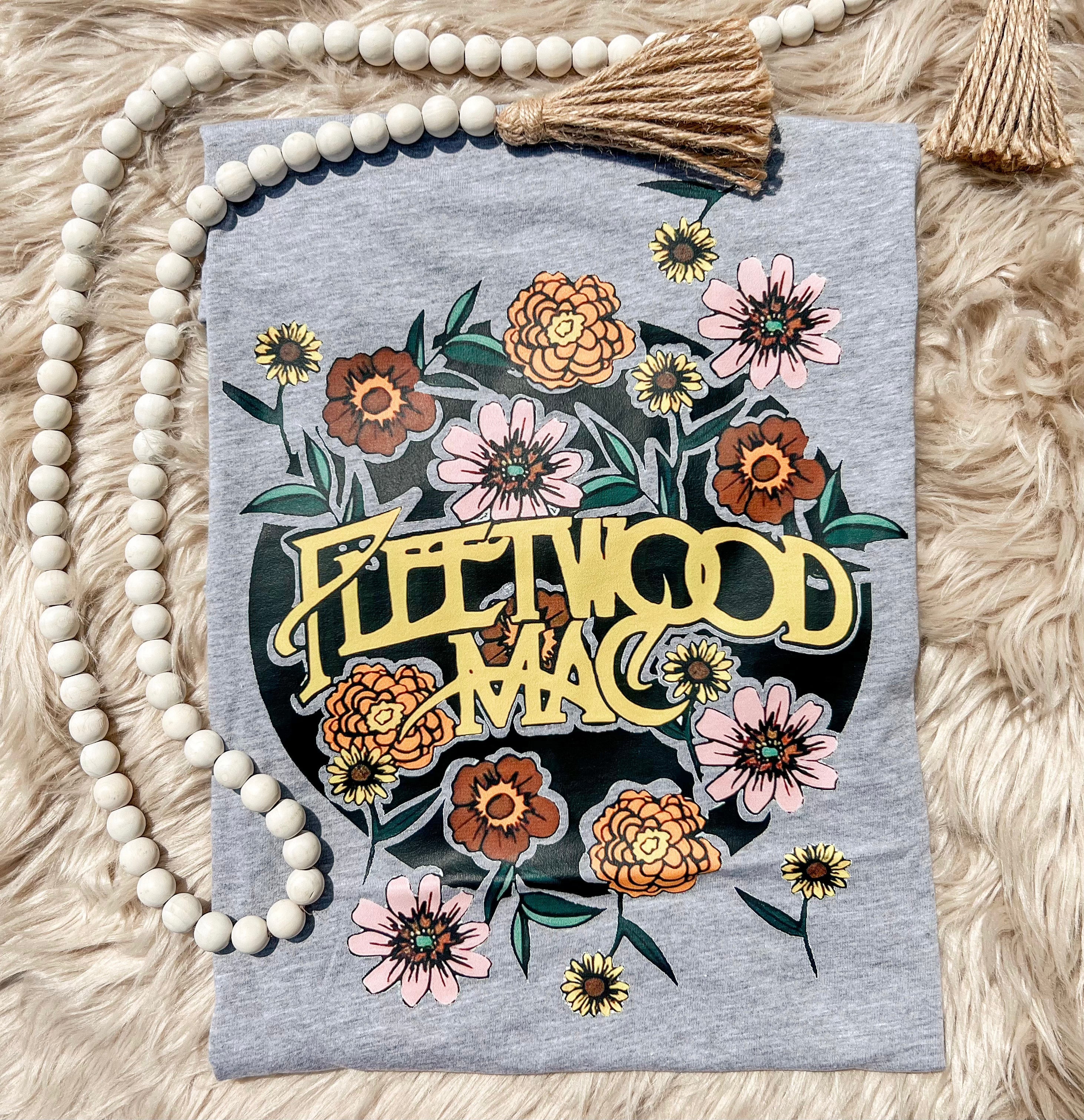 Fleetwood Grey Graphic Tee - Aaria Tees Aaria Tees