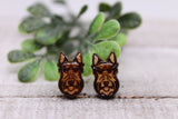 Scottish Terrier Dog Breed || 12mm Stud Earrings || Hypoallergenic Aaria Tees