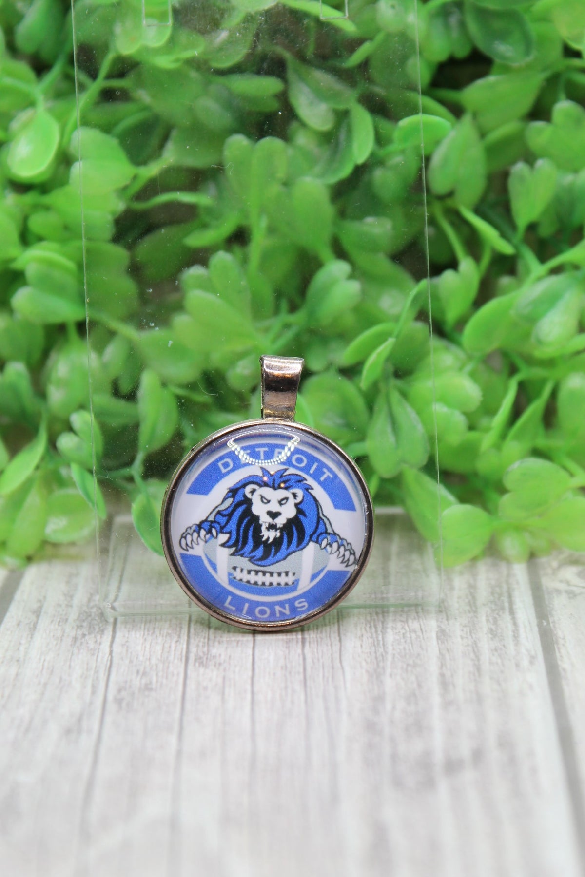 Detroit Lions Football Pendant