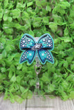 Eagles Football Bow Badge/ID Holder Reel Aaria Tees