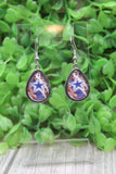 Cowboys Football Teardrop Earrings Aaria Tees