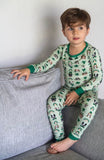 Puppy Parade (Long Sleeve PJ) - Aaria Tees Aaria Tees