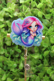 Beautiful Mermaid Badge/ID Holder Reel Aaria Tees