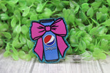 Pepsi Bow Badge/ID Holder Reel Aaria Tees