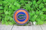 Florida Gator Football Circle Badge/ID Holder Reel Aaria Tees