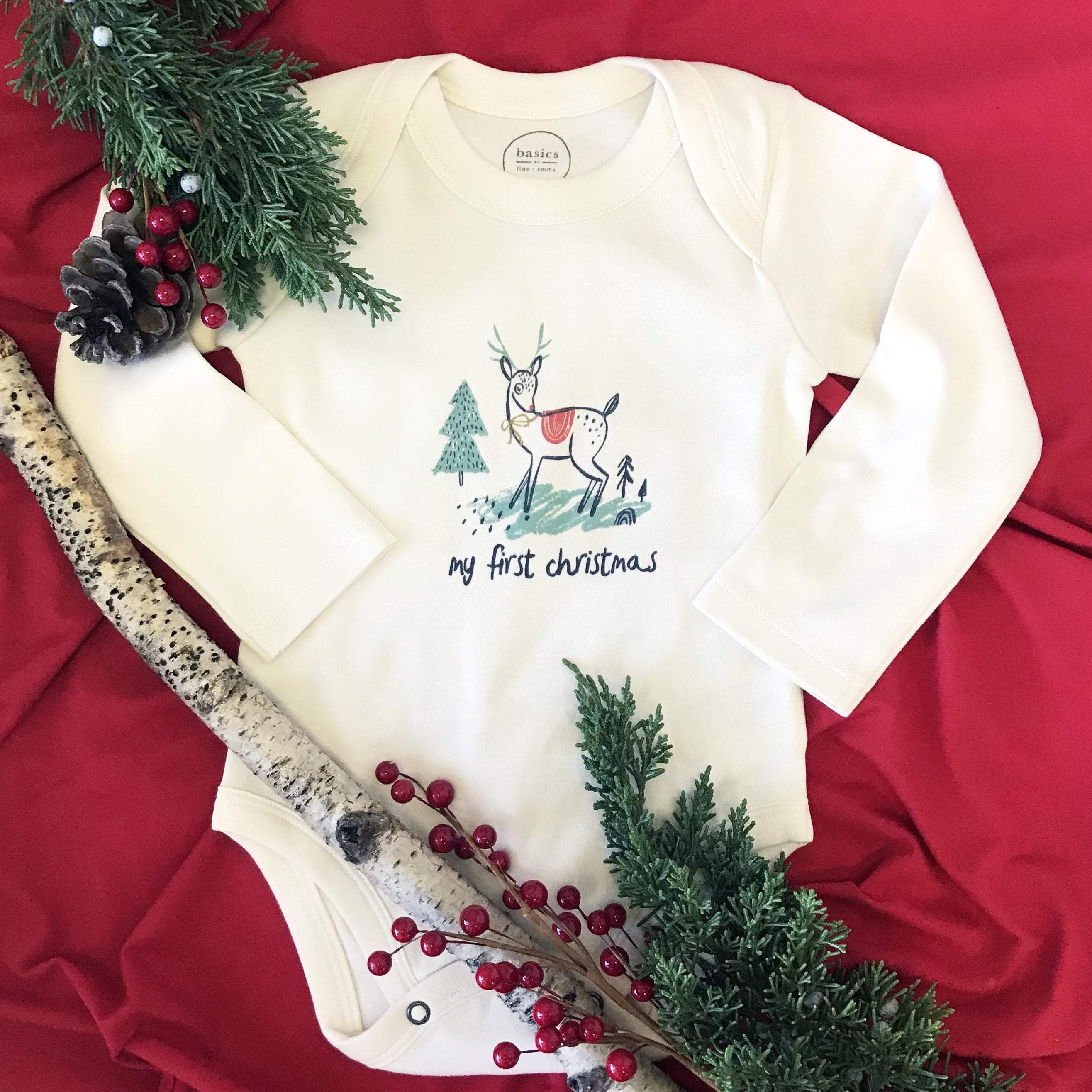 gift set | my first christmas deer 3pc - Aaria Tees Aaria Tees