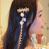Eternal Afterglow Seashell Hair Barrette Aaria Tees