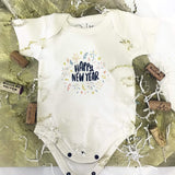 graphic bodysuit | happy new year - Aaria Tees Aaria Tees